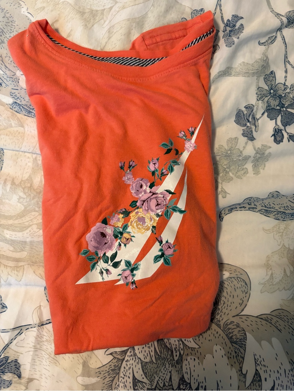 Nautica Coral Floral Graphic Women's Tee